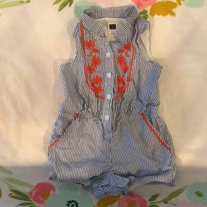 Janie and Jack floral romper